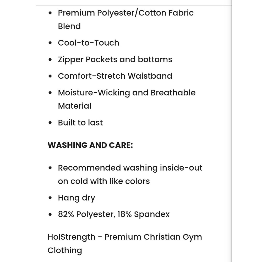 Holstrength Mens Black Active Joggers Zipper Ankle L Christian Gym Clothing - Picture 11 of 12